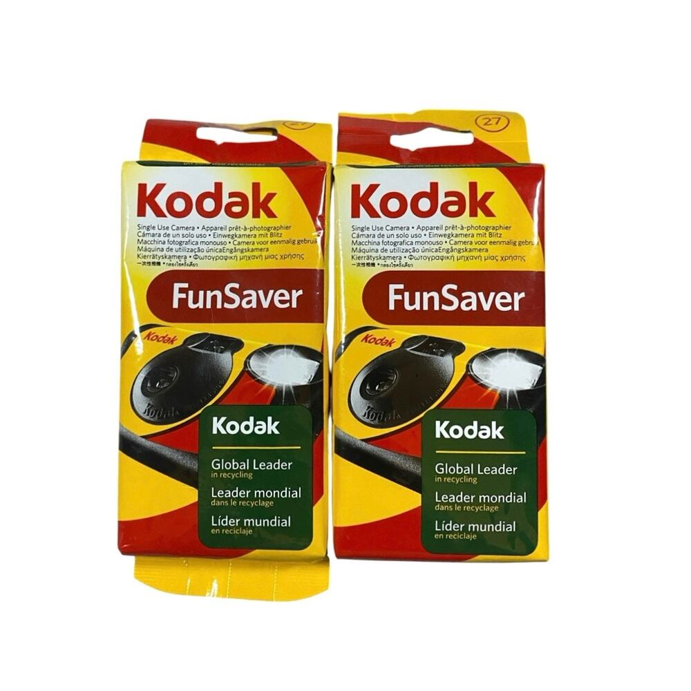 Kodak FunSaver Disposable Cameras Set of 2 NWT